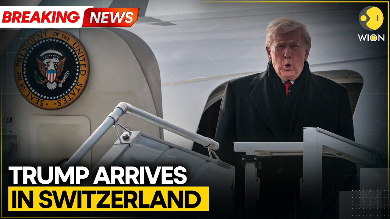 BREAKING: US President Trump's Arrival in Switzerland Delayed After Tech Glitch | Davos 2026 | WION