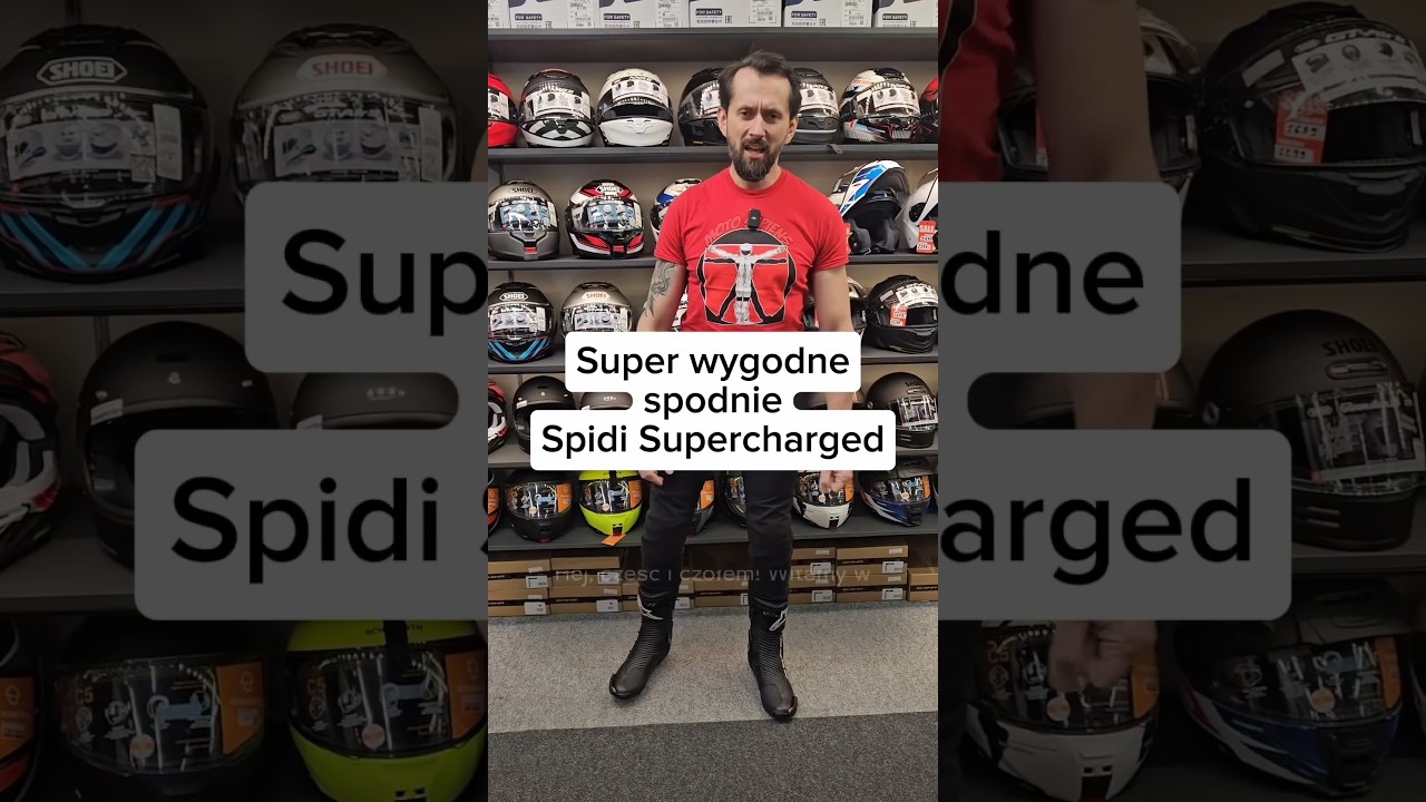 Szukacie wygodnych tekstylnych spodni motocyklowych? Sprawdźcie ten model Spidi Supercharged!