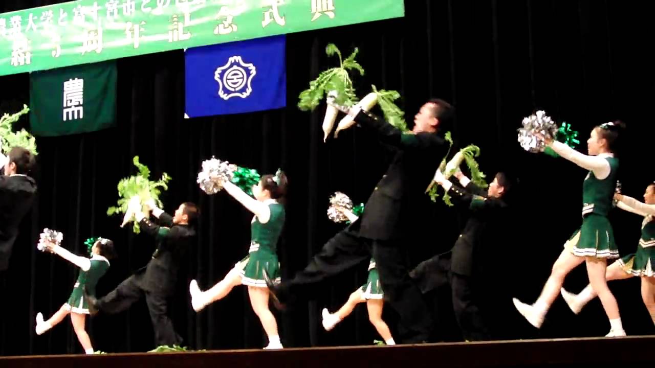 東京農大　大根踊り、富士宮市文化会館にて