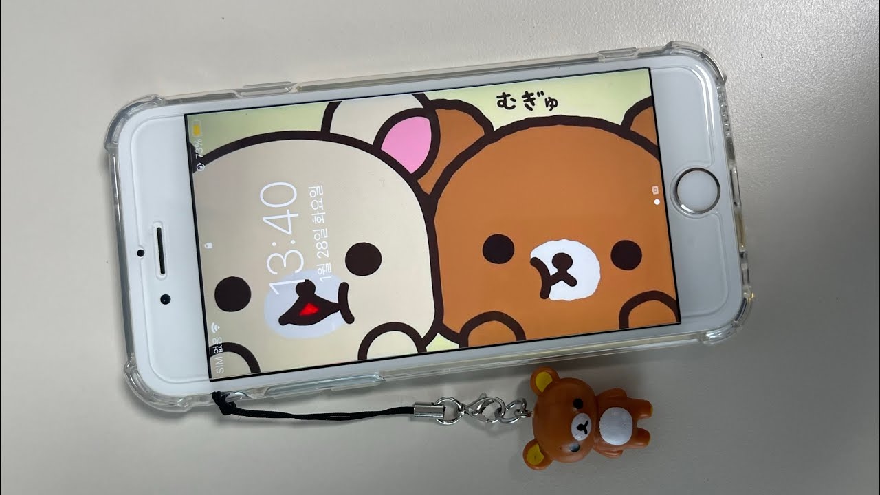 일본 메루카리에서 중고거래한 아이폰 6s 언박싱하고 포켓몬 피규어 사고 폰꾸하는 영상