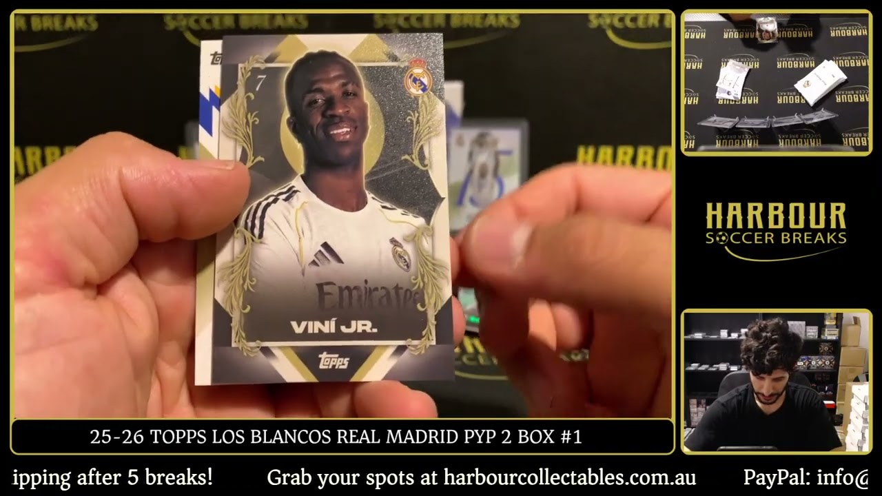 Break #1 - 25/26 Topps Los Blancos Real Madrid PYP 2 Box