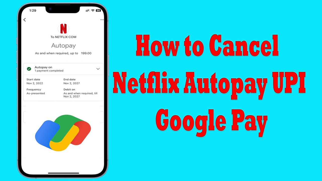 Как отменить автоплатеж Netflix UPI через Google Pay | Отключить автоплатеж на Netflix