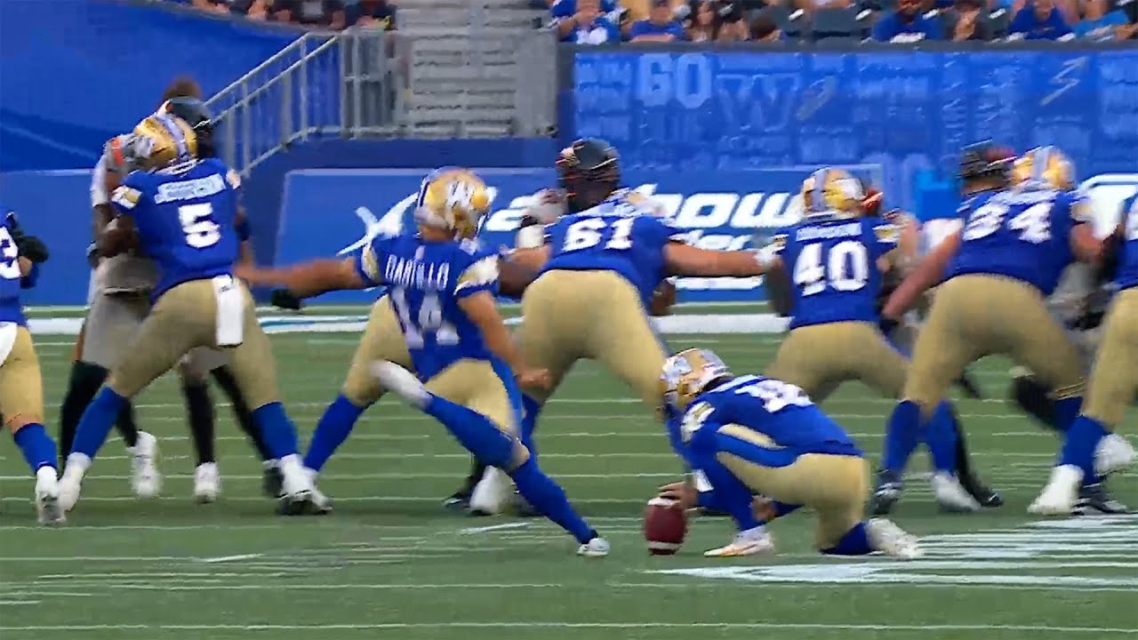 Castillo breaks CFL record with second 60-yd field goal this season! | CFL