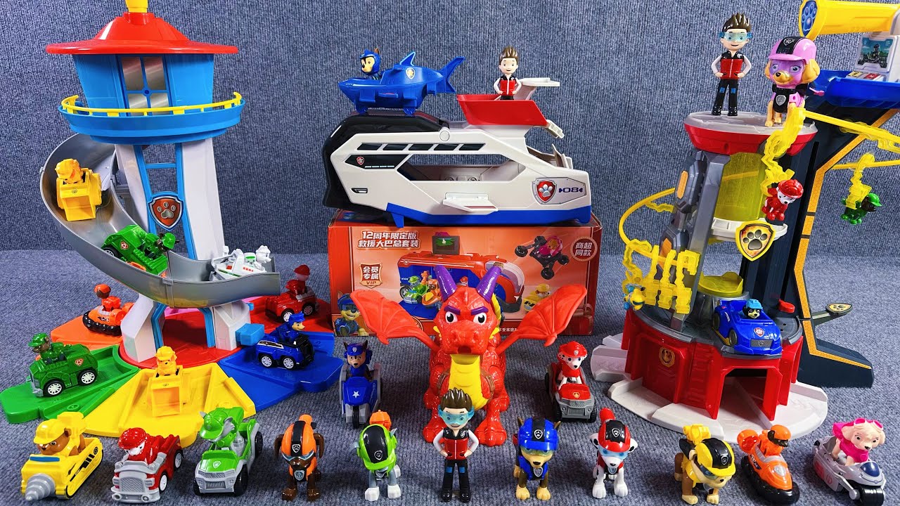 13 Minutes Satisfying with Unboxing Super Cool Paw Patrol Toys Collection Review | ASMR