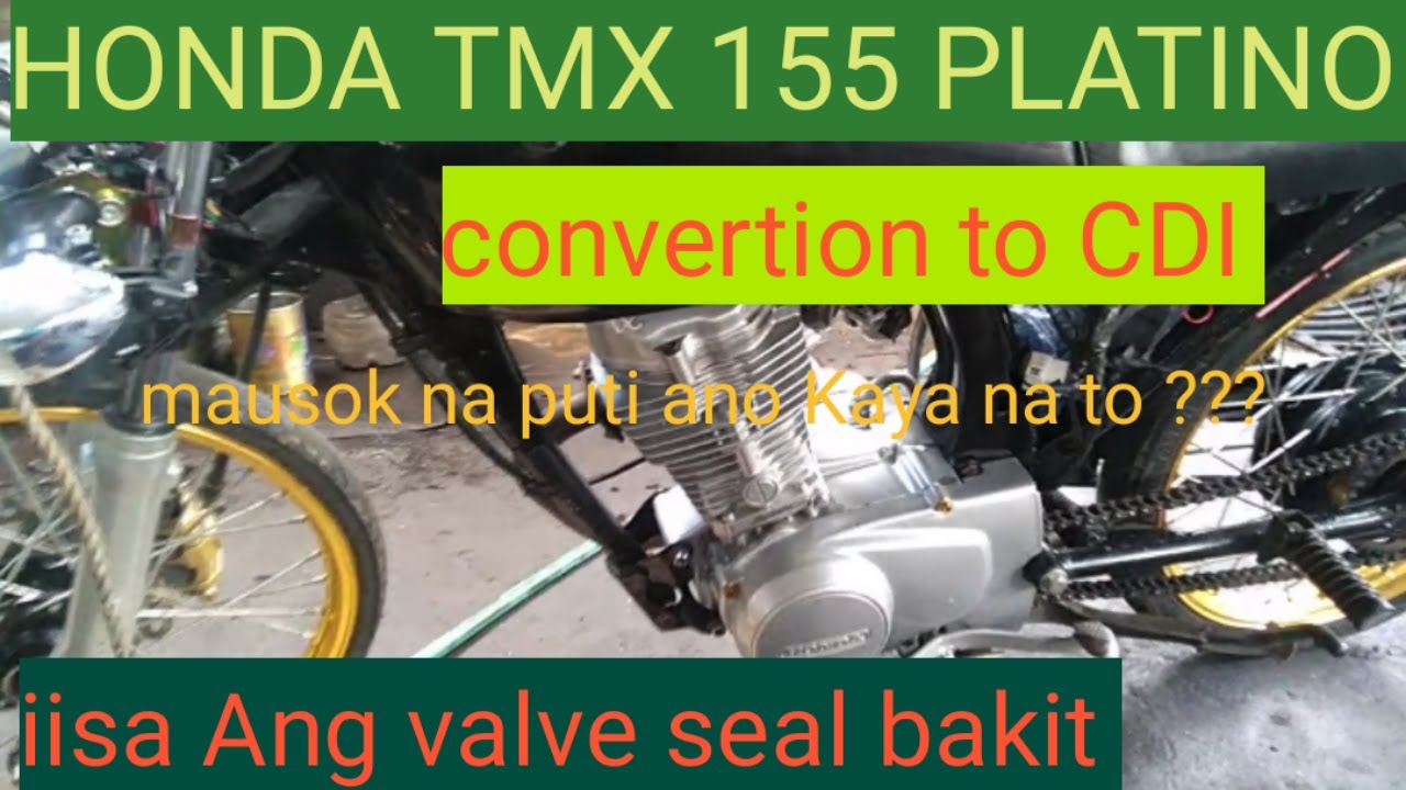 HONDA TMX 155 PLATINO NA CONVERT TO CDI PAANO MAG AYUS NG NAMUMUNDING SPARKPLUGS O UMUUSUK NA