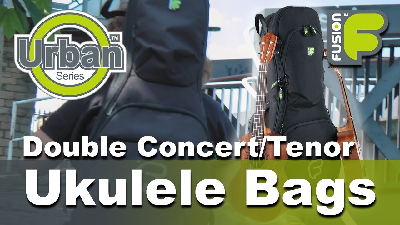 Urban Concert and Tenor Double Ukulele Gig Bags (Fusion-Bags.com)