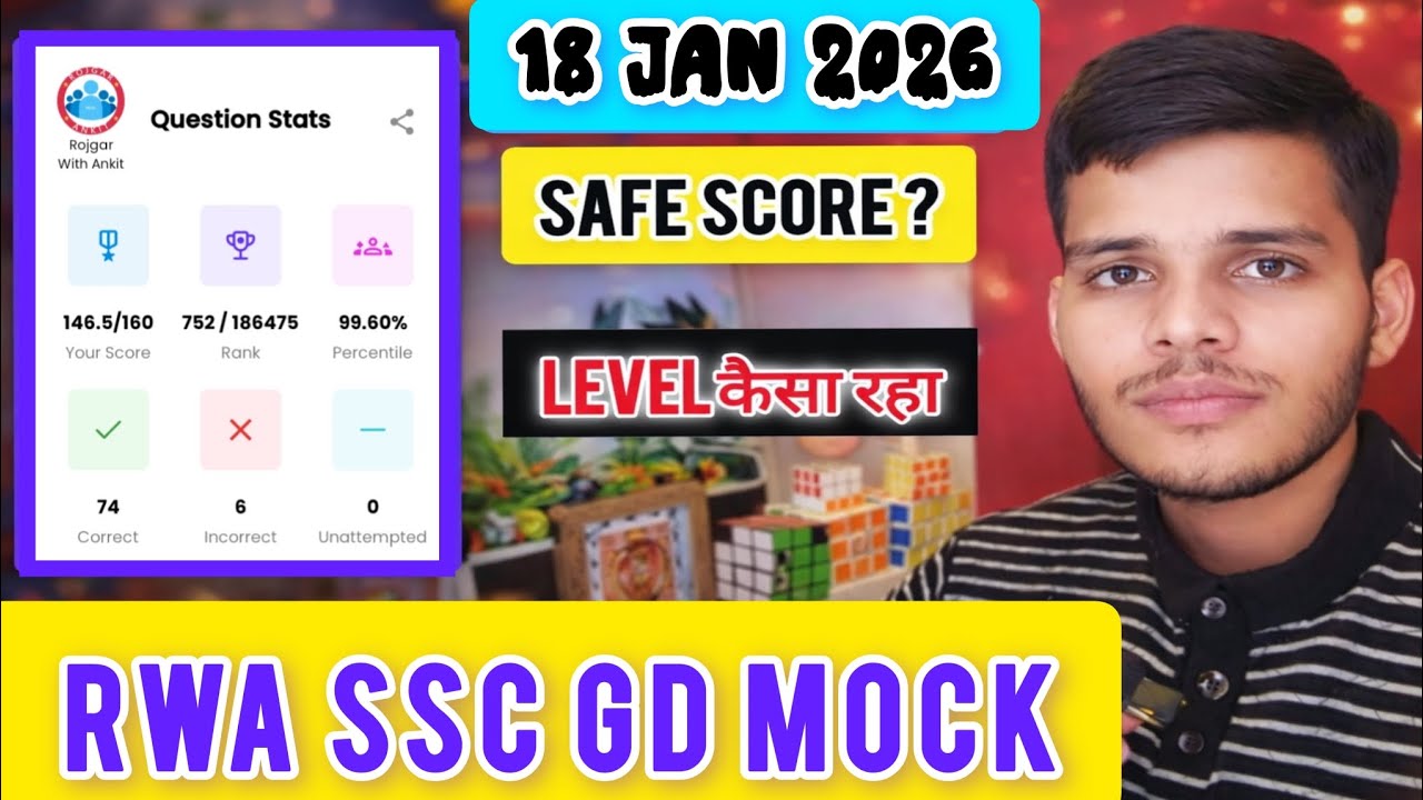 RWA 18 JAN SSC GD MOCK ANALYSIS #sscgdmocktest #rwamocktest 
