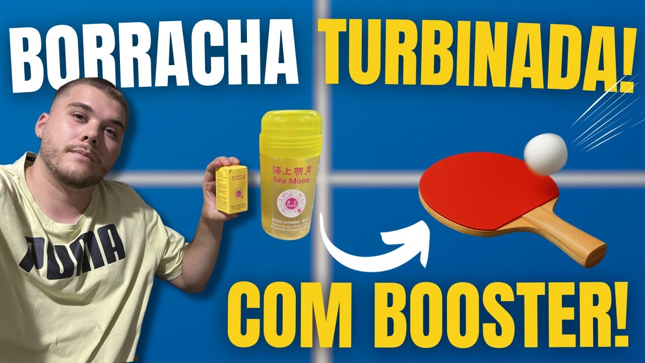 Como Aplicar Booster CORRETAMENTE na Borracha de Tênis de Mesa (Passo a Passo)!!