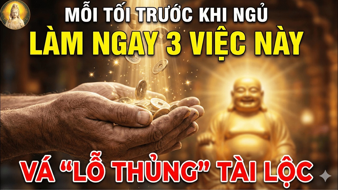 NGHE NGAY 10 PHÚT LỜI PHẬT DẬY 3 CÁCH 