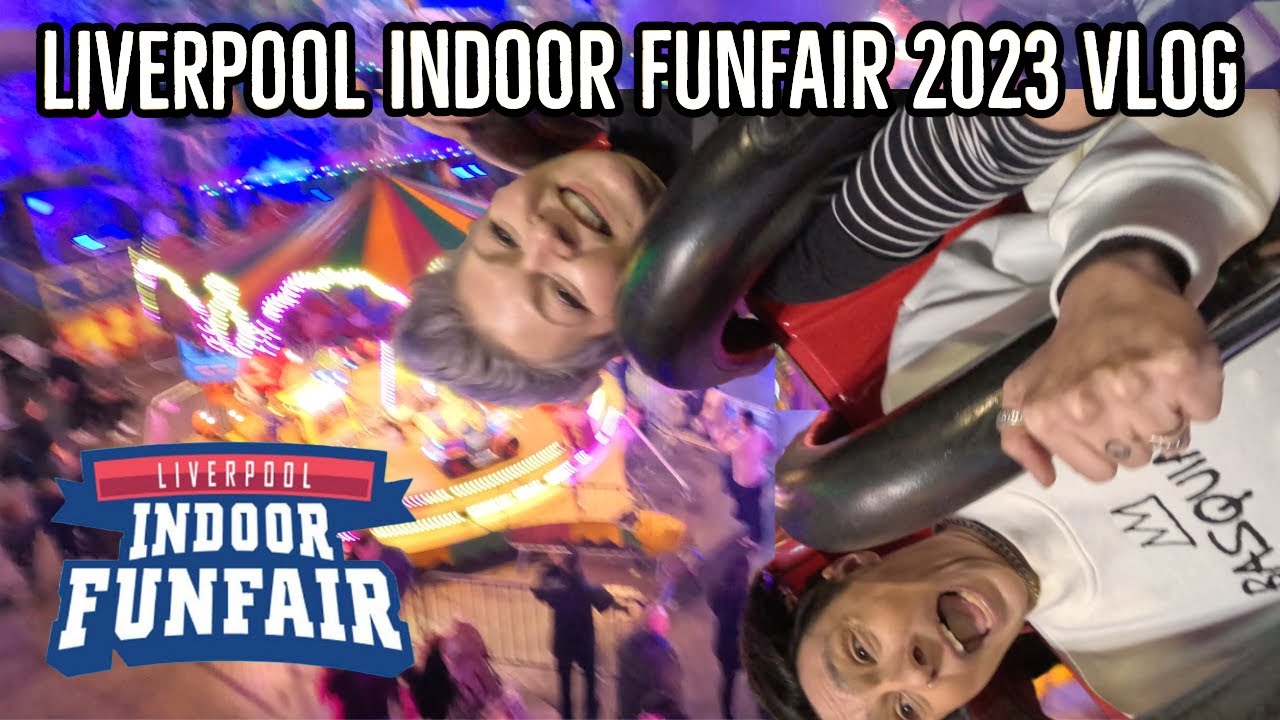 Liverpool Indoor Funfair 2023 Vlog & on ride POVs