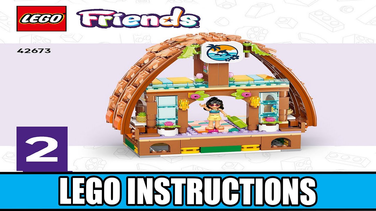 LEGO Instructions - Friends - 42673 - Family Holiday Beach Resort - Summer (Book 2)