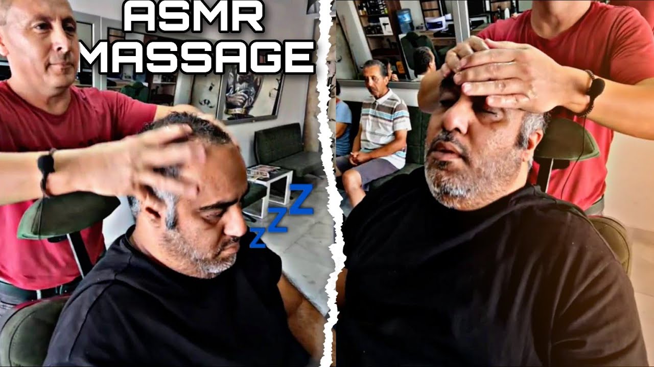 💵1$ ASMR TURKISH HEAD MASSAGE😴 -  The cheapest head massage in Cyprus