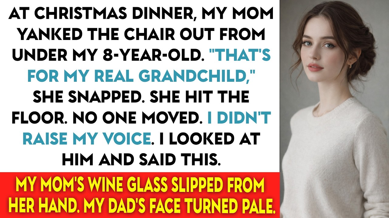 My Mom Yanked The Chair Out From Under My 8-Year-Old. “That’s For My Real Grandchild,” She Snapped.