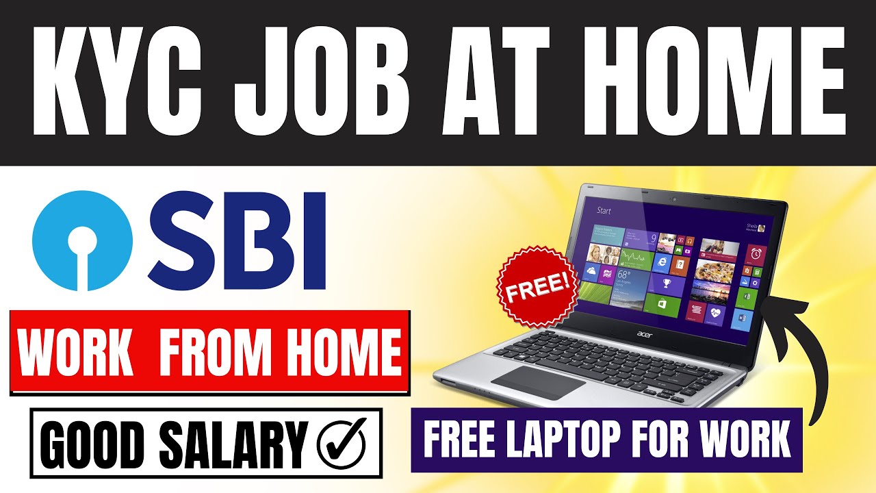 🔴SBI Bank | Work From Home Job 2025 | Online Job at Home | KYC Job at Home 🔥