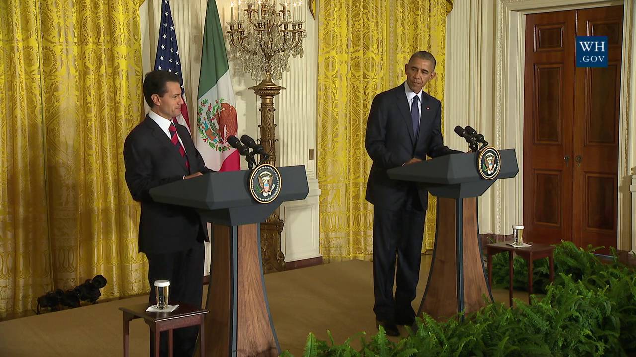 President Obama and President Pe&ntilde;a Nieto Hold a Joint Press Conference