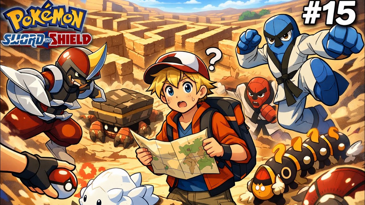 Pokemon Sword #15 - Fighting for our lives to get to Circhester
