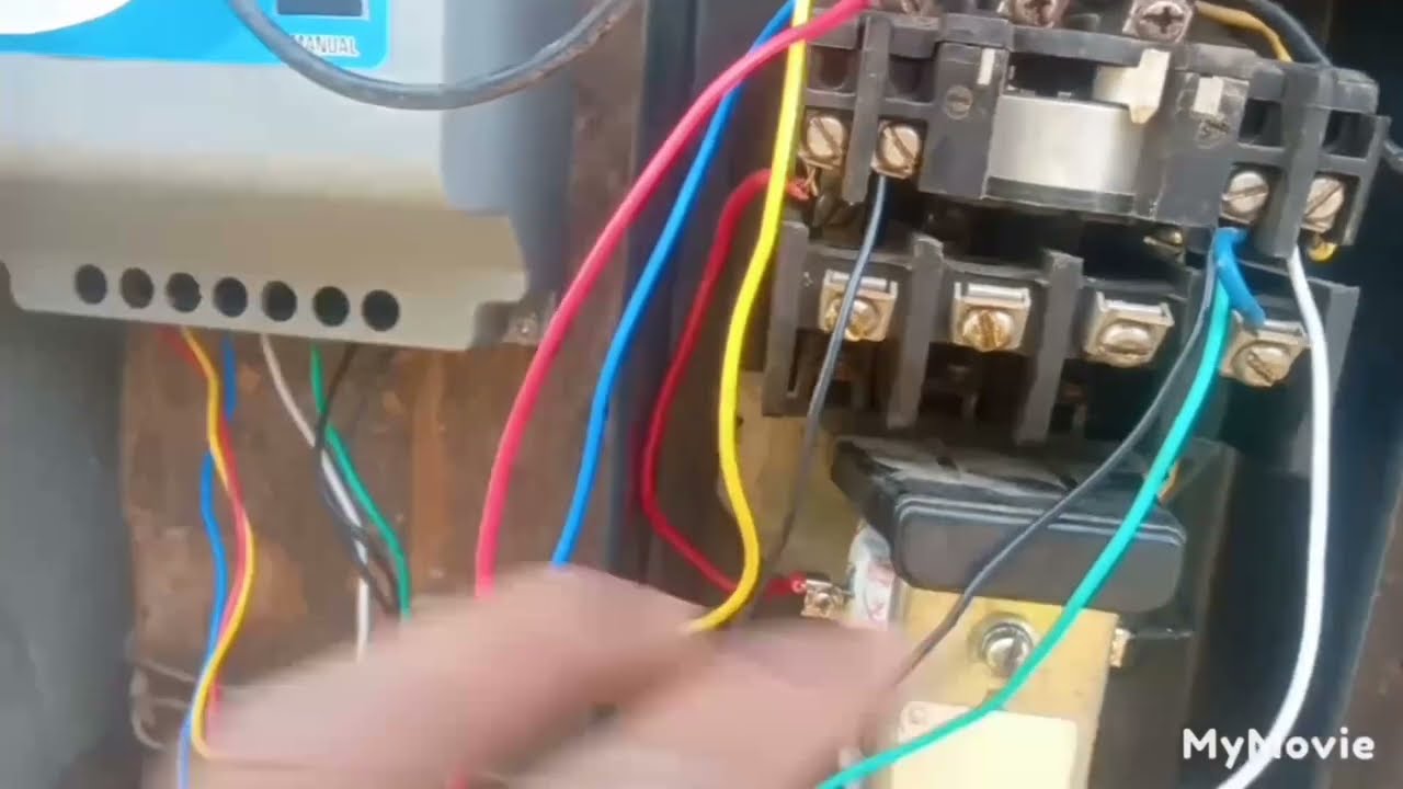 auto switch 7 wire connection 3 फेज ऑटो स्विच स्टार्टर कनेक्शन लगाने  की टेक्निक