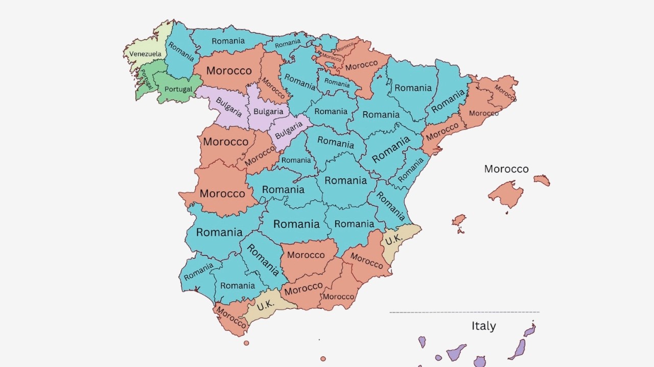 España en 25 MAPAS: inmigrantes, idiomas y secretos ocultos