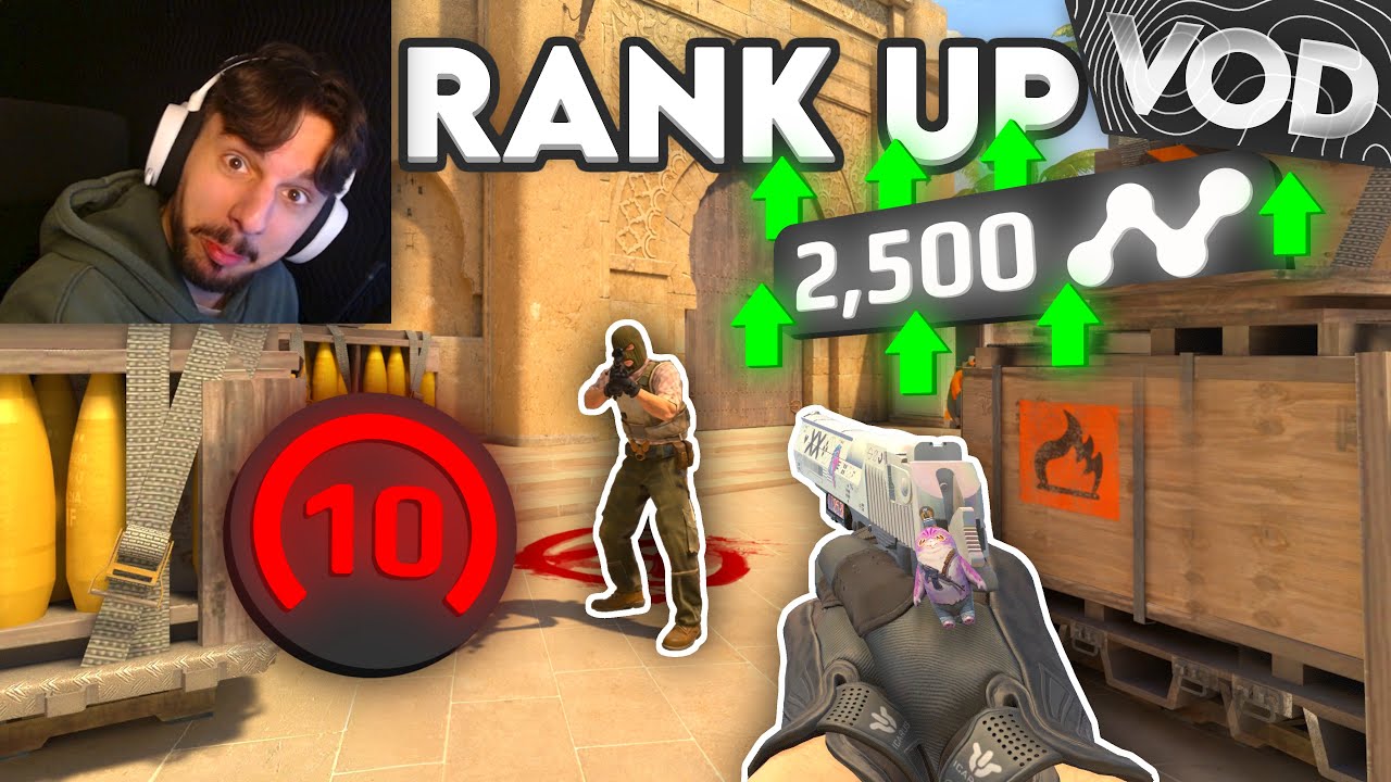 DIMA FINALLY RANKS UP TO 2,500 FACEIT ELO