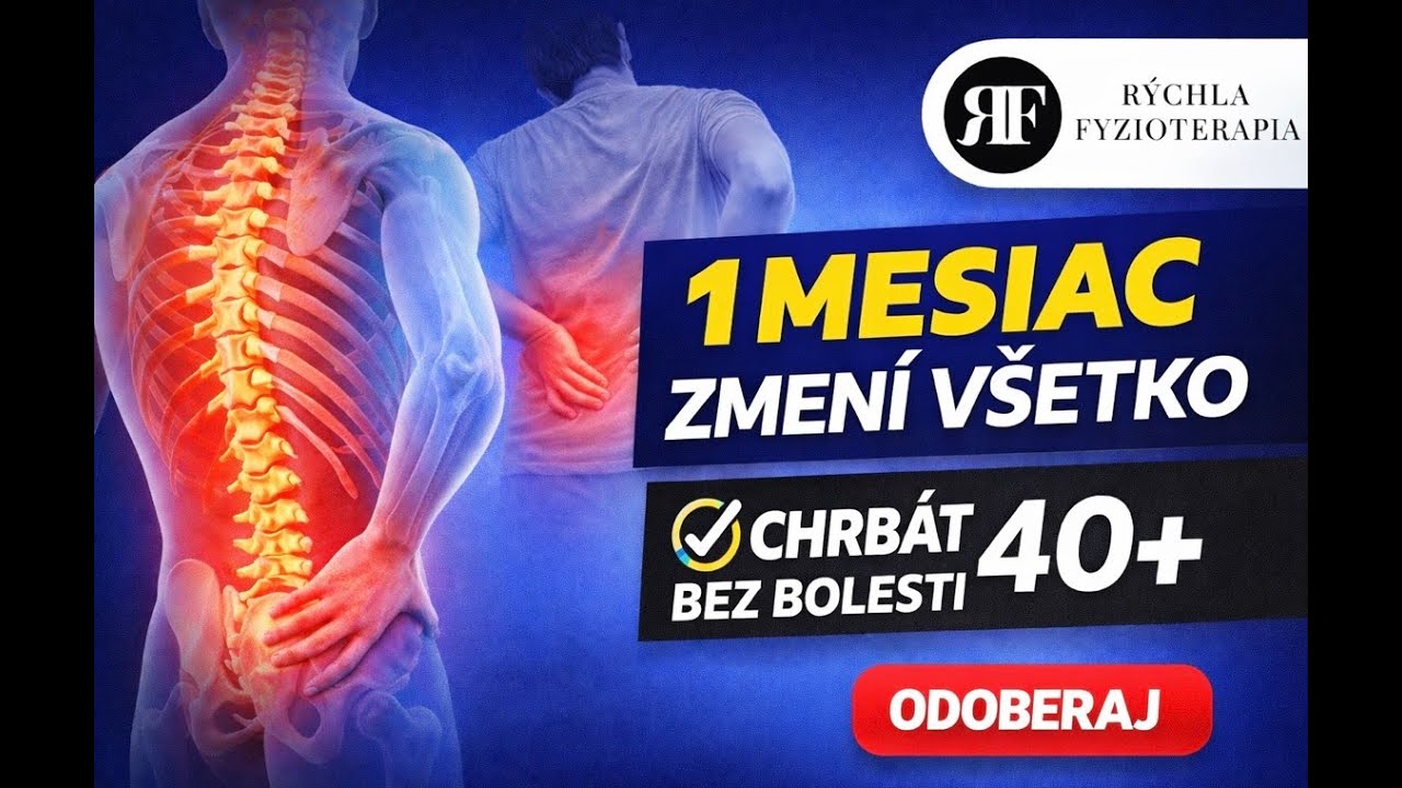 3 cviky na chrbticu po 40-ke / Rob ich každý deň 1 mesiac