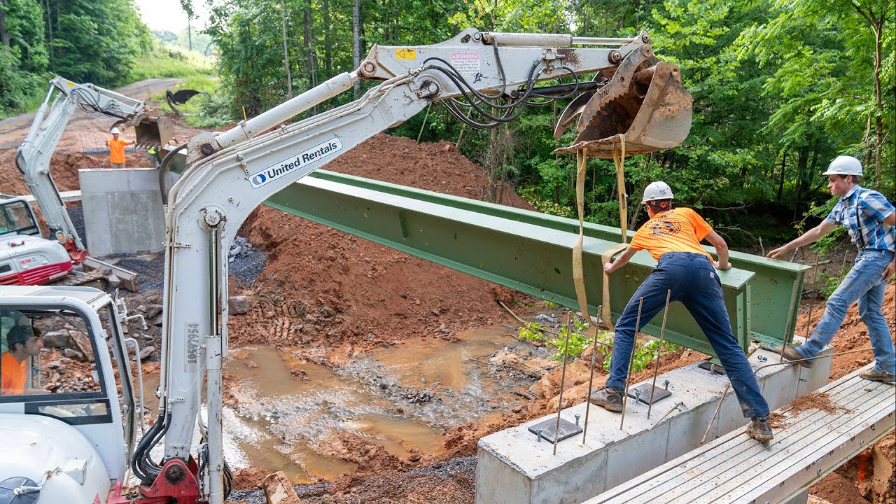 MDS Iron Station, NC, bridge build