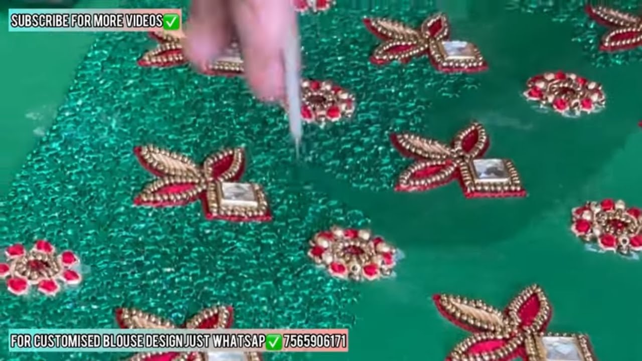 Latest Bridal Blouse Design Making With Normal Niddels || Best Tips And Tricks Enghlish