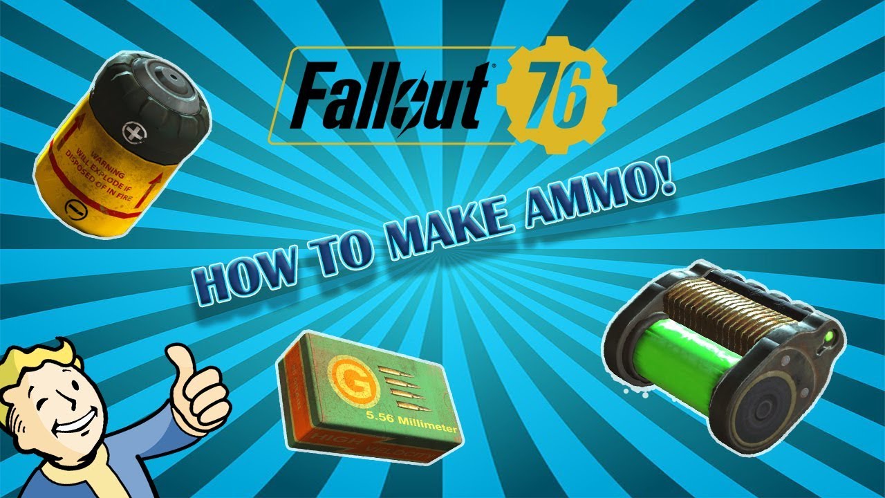Fallout 76 - Ammo Factory (Free and easy ammo)