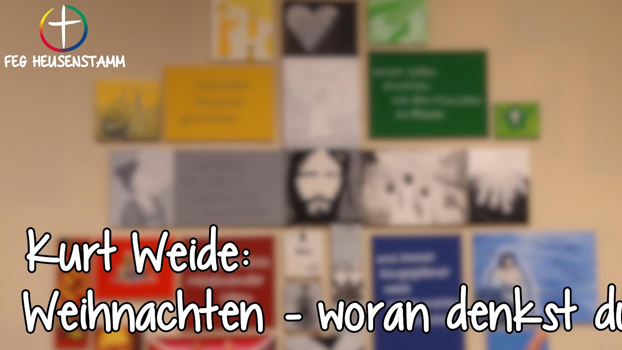 Weihnachten - woran denkst du?