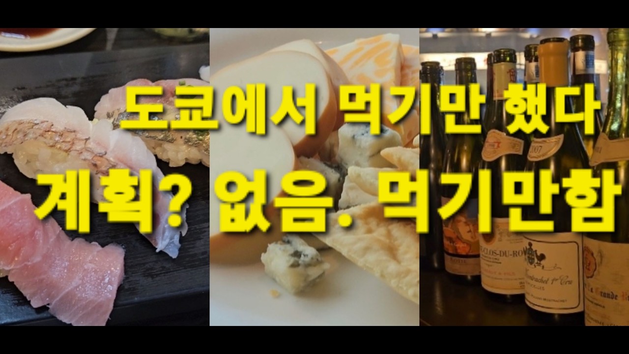 도쿄에서 미친 듯이 먹었습니다 🇯🇵🍣 | 긴자부터 카이세키까지 먹방 여행