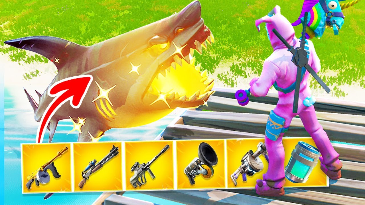 Ik heb een ZELDZAME MYTHIC HAAI GEVONDEN in Fortnite SEASON 3!