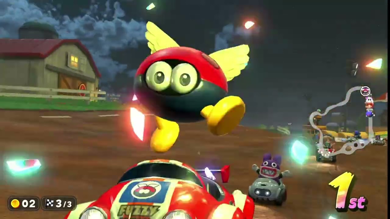 Mario Kart World Para-Biddybud Compilation! 1st Place Online!