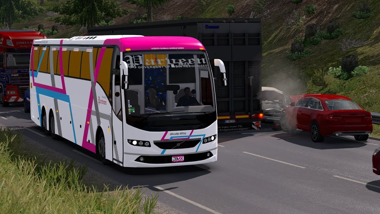 🔴 Parveen Travels - Volvo B11R [Chennai to Bangalore] ETS2 Bus Mods