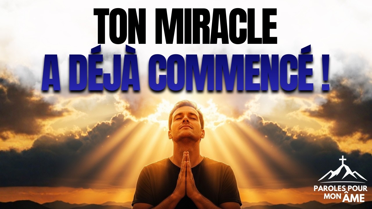 Même si tu ne vois rien, Dieu AGIT – Prière du Matin pour Retrouver la Paix