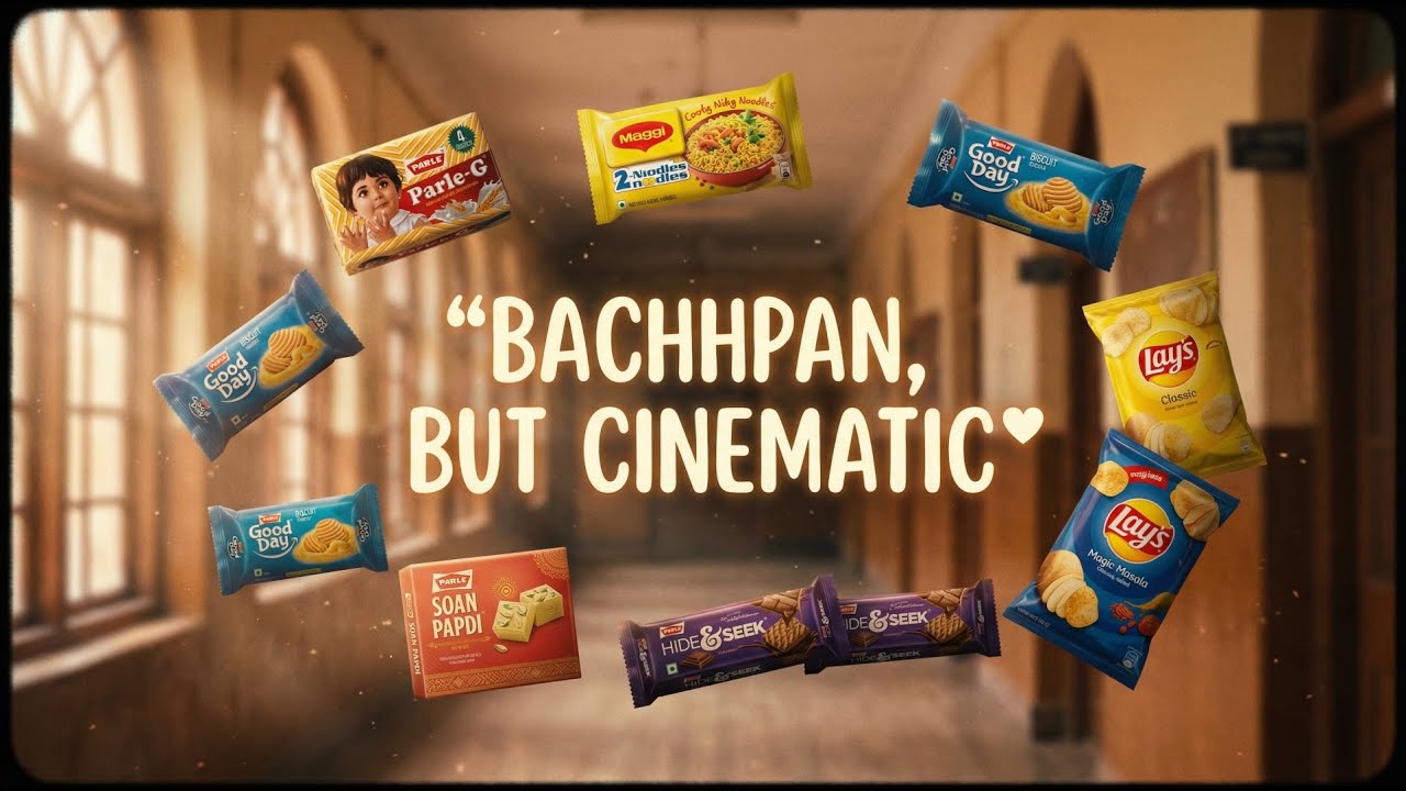 Maggi, Parle-G & More | Indian Snacks in CINEMATIC Style