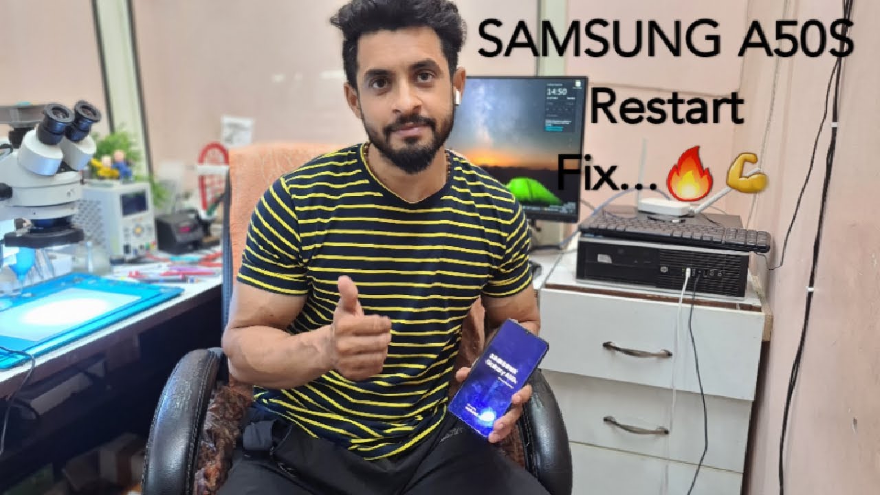 SAMSUNG A50s || Restart Problem Fixed ||