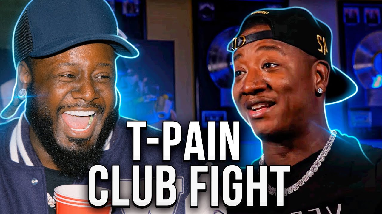 Yung Joc & T-Pain start a MASSIVE CLUB FIGHT in London