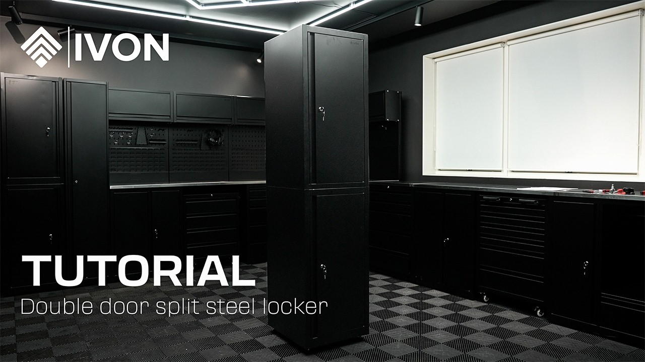 IVON TUTORIAL: Double Door Split Steel Locker