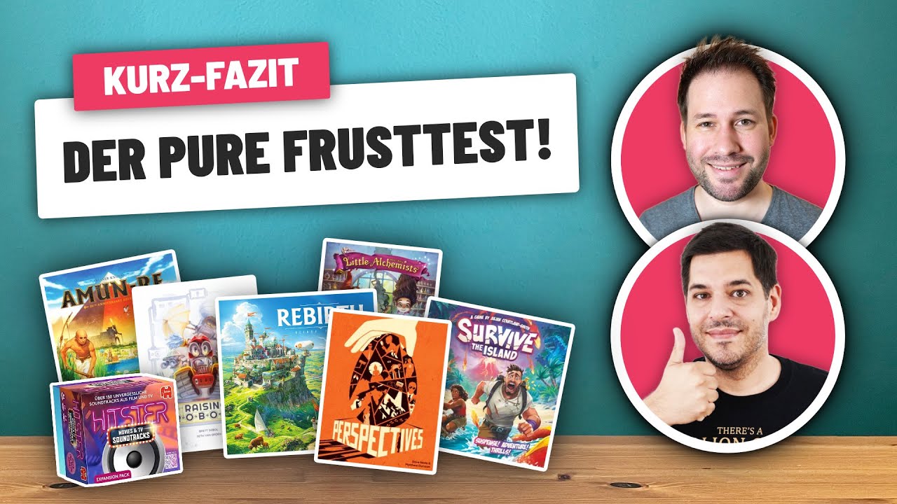 Neu Brettspiele im schnellen Fazit