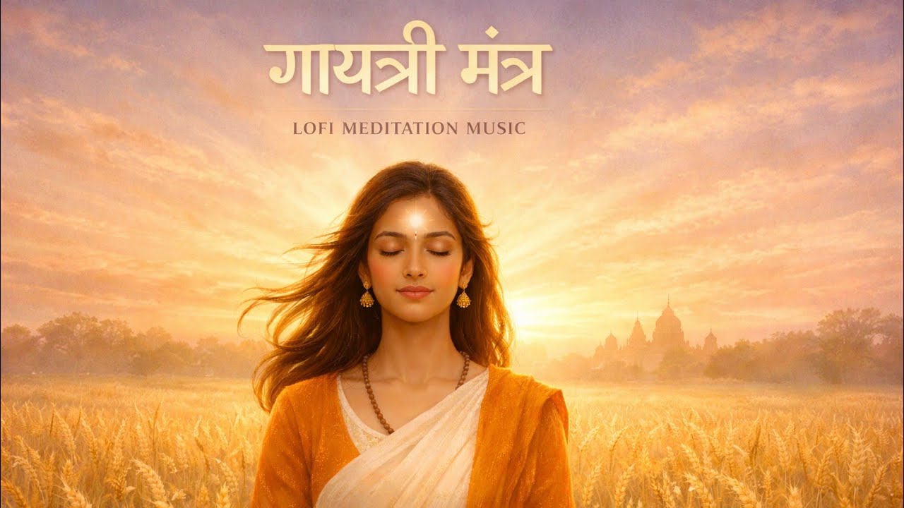 Gayatri Mantra LOFI 🌼 | Peaceful Meditation Music for Study, Focus & Sleep