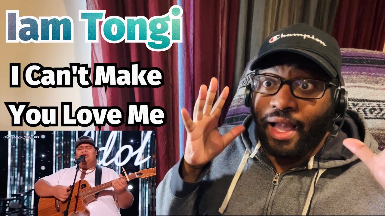 He’s AMAZING!!! Iam Tongi - I Can't Make You Love Me | American Idol 2023 | REACTION!!!