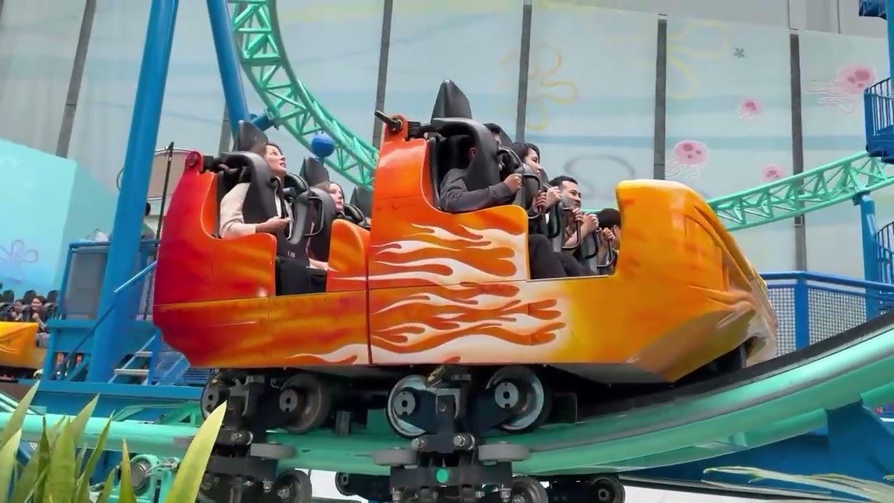 SpongeBob SquarePants Rock Bottom Plunge Off ride