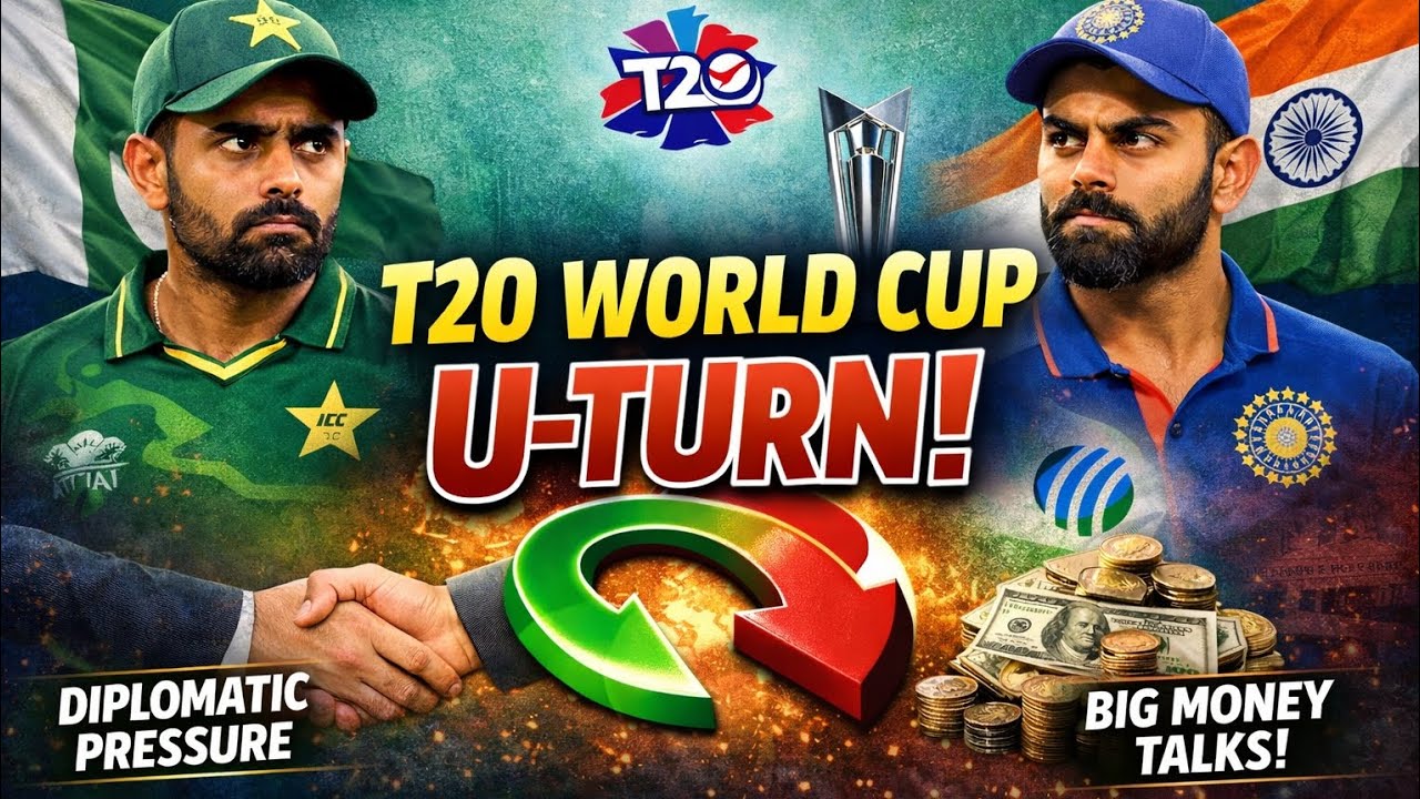 पाकिस्तान का T20 वर्ल्ड कप U-Turn! आखिर PCB क्यों झुका?