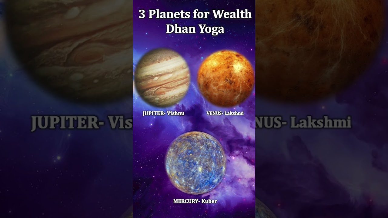 3 Planets which MAKE YOU RICH & WEALTHY#astrology#jyotish#astro#horoscope#money#success#wealth#rich