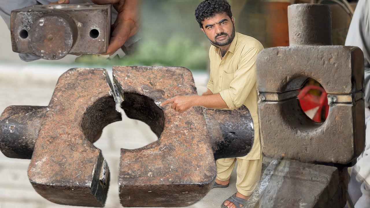 The Unpredictable Repairing A Broken Tractor Hook From Antique Iron Piece // Must See This Repairing