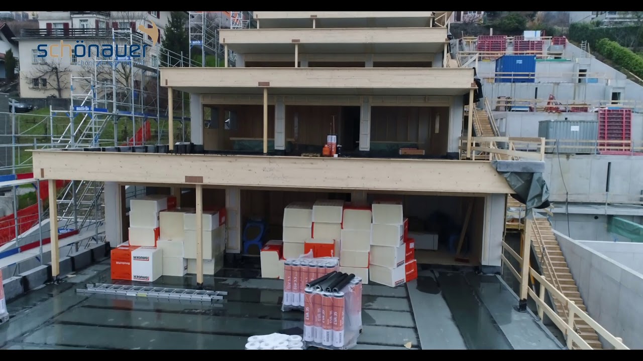 Schönauer, Terrassenüberbauung in Rebstein