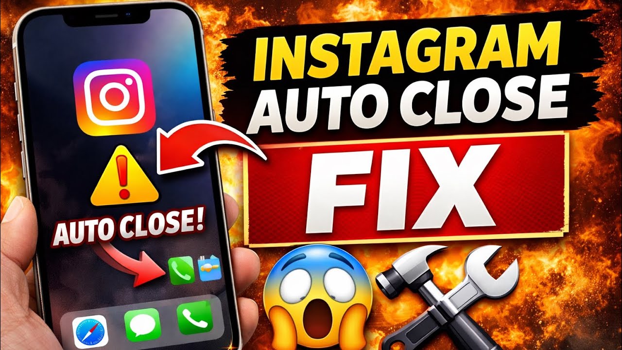 iPhone Instagram Auto Back Problem Fix 🔥 | Instagram App Automatically Close Issue Solve (2026)