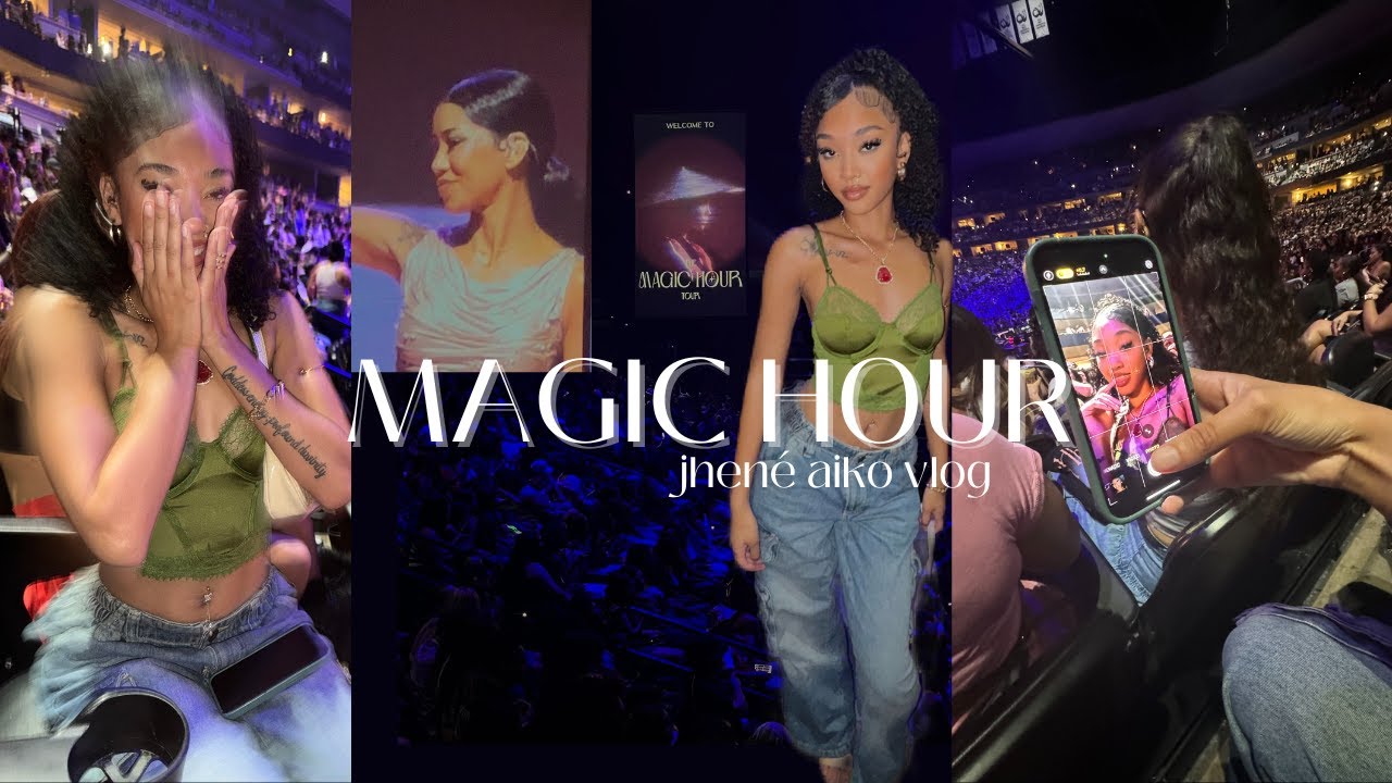 JHENE AIKO MAGIC HOUR VLOG | GRWM, Concert Videos, Outfits, etc.