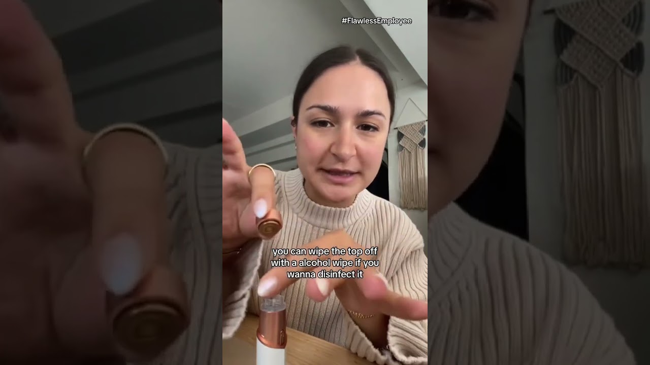 How To Clean the Flawless Face Hair Removal Device