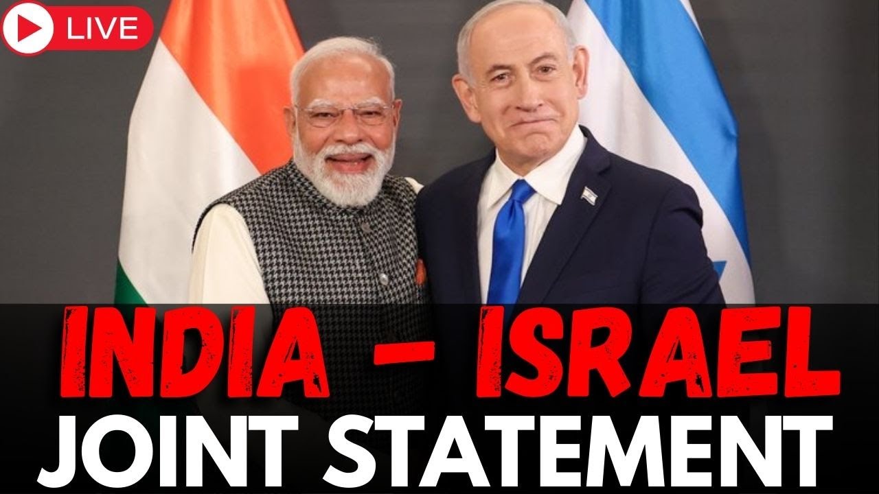 LIVE | Modi & Netanyahu Deliver Joint Statements | Defence Pact | MoU Exchange