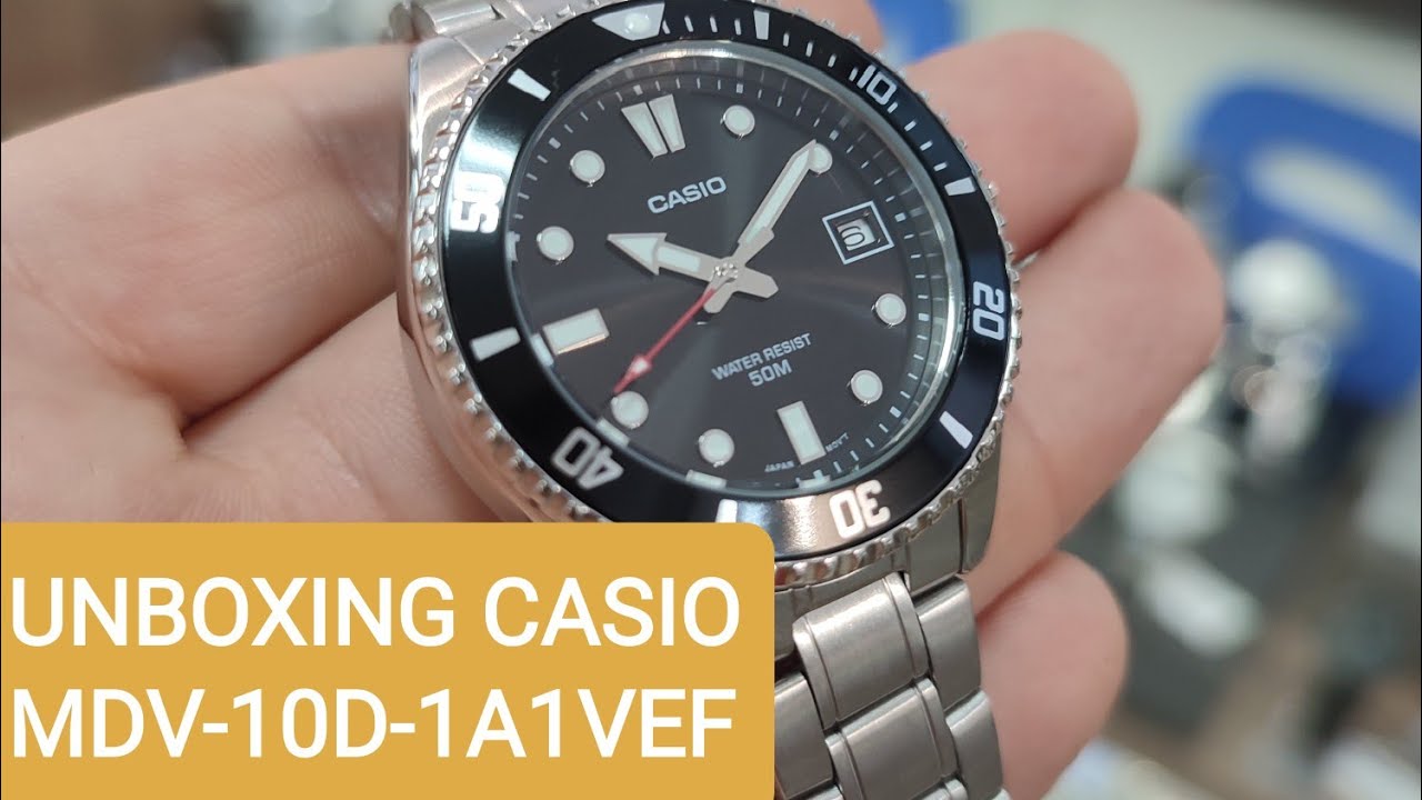 Распаковка CASIO HARD MDV-10D-1A1VEF